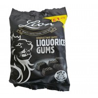 Lion Liquorice Gums 130g Bag Lion Liquorice Gums 130g Bag