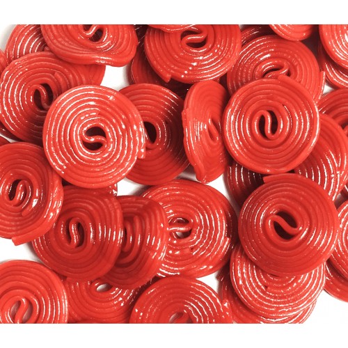 Red Strawberry Liauorice Wheels Red Strawberry Liauorice Wheels