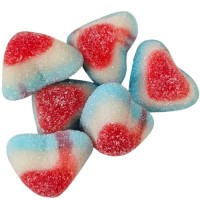 Raspberry Triple Hearts 
