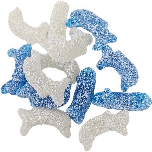 Fizzy Blue and White Dolphins Fizzy Blue and White Dolphins
