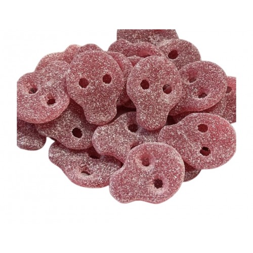 Fizzy Red Jelly Skulls Fizzy Red Jelly Skulls