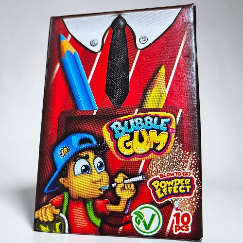 Bubble Gum with Powder Effect