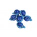 Gummy Candy with blue raspberry jam (gel) Gummy Candy with blue raspberry jam (gel)