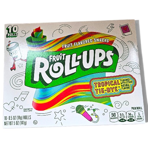 Fruit Roll Ups Box Tropical Tie-dye Fruit Roll Ups Box Tropical Tie-dye