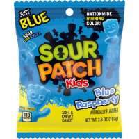 Sour Patch Blue Raspberry 102g Bag Sour Patch Blue Raspberry 102g Bag