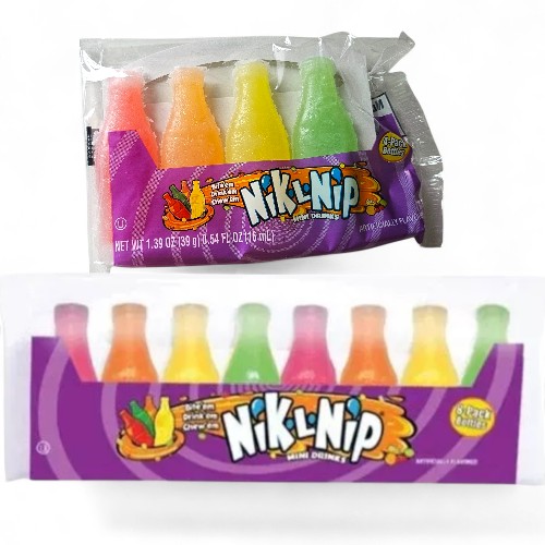 Nik-L-Nip Wax Candy Bottles Nik-L-Nip Wax Candy Bottles