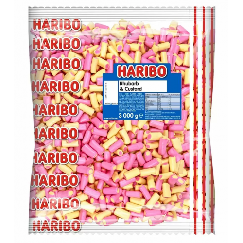 HARIBO RHUBARB AND CUSTARD 3KG 