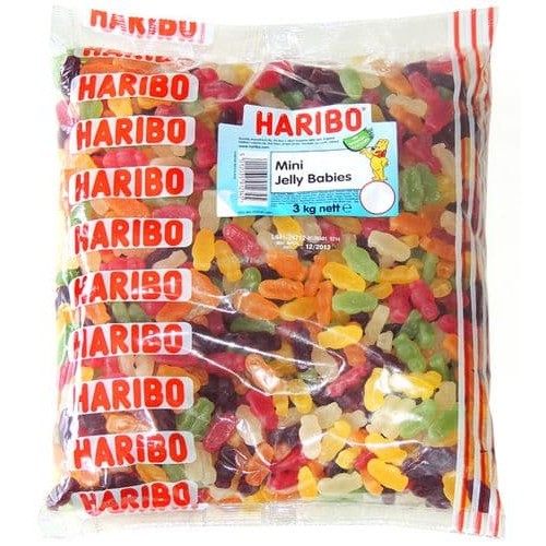 HARIBO MINI JELLY BABIES 3kg HARIBO MINI JELLY BABIES 3kg