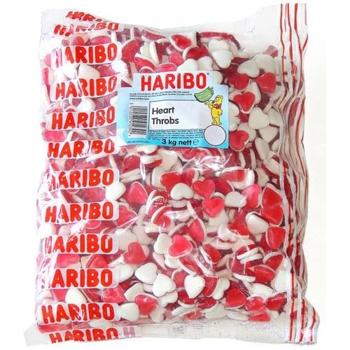 HARIBO HEART THROBS 3kg HARIBO HEART THROBS 3kg