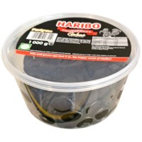 1kg Haribo Pontefract Cakes tub 1kg Haribo Pontefract Cakes tub