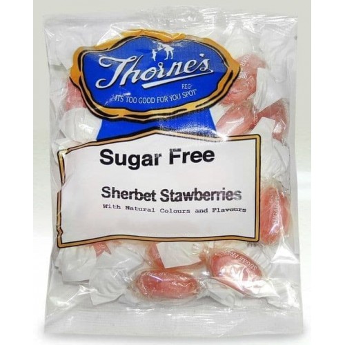 SUGAR FREE SHERBET STRAWBERRIES 90g